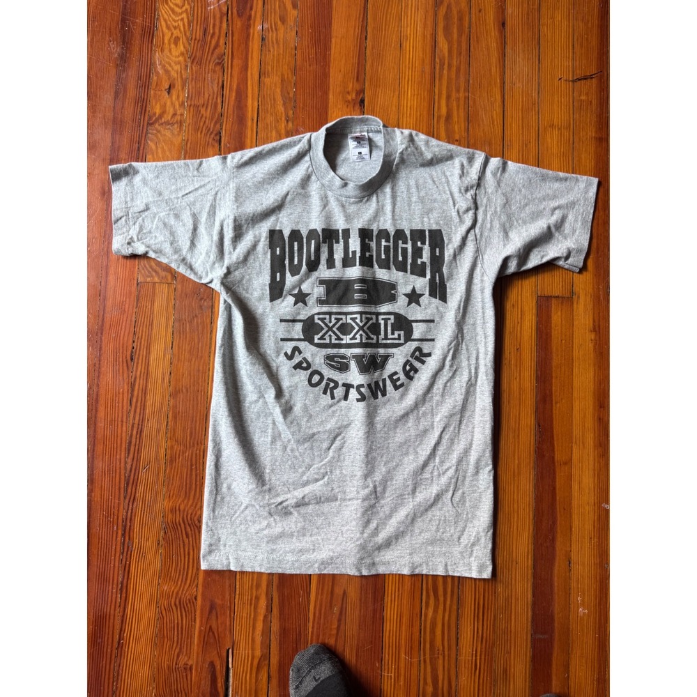 Vintage Fruit of the Loom Bootlegger Sportswear T-Shirt Single Stitch L